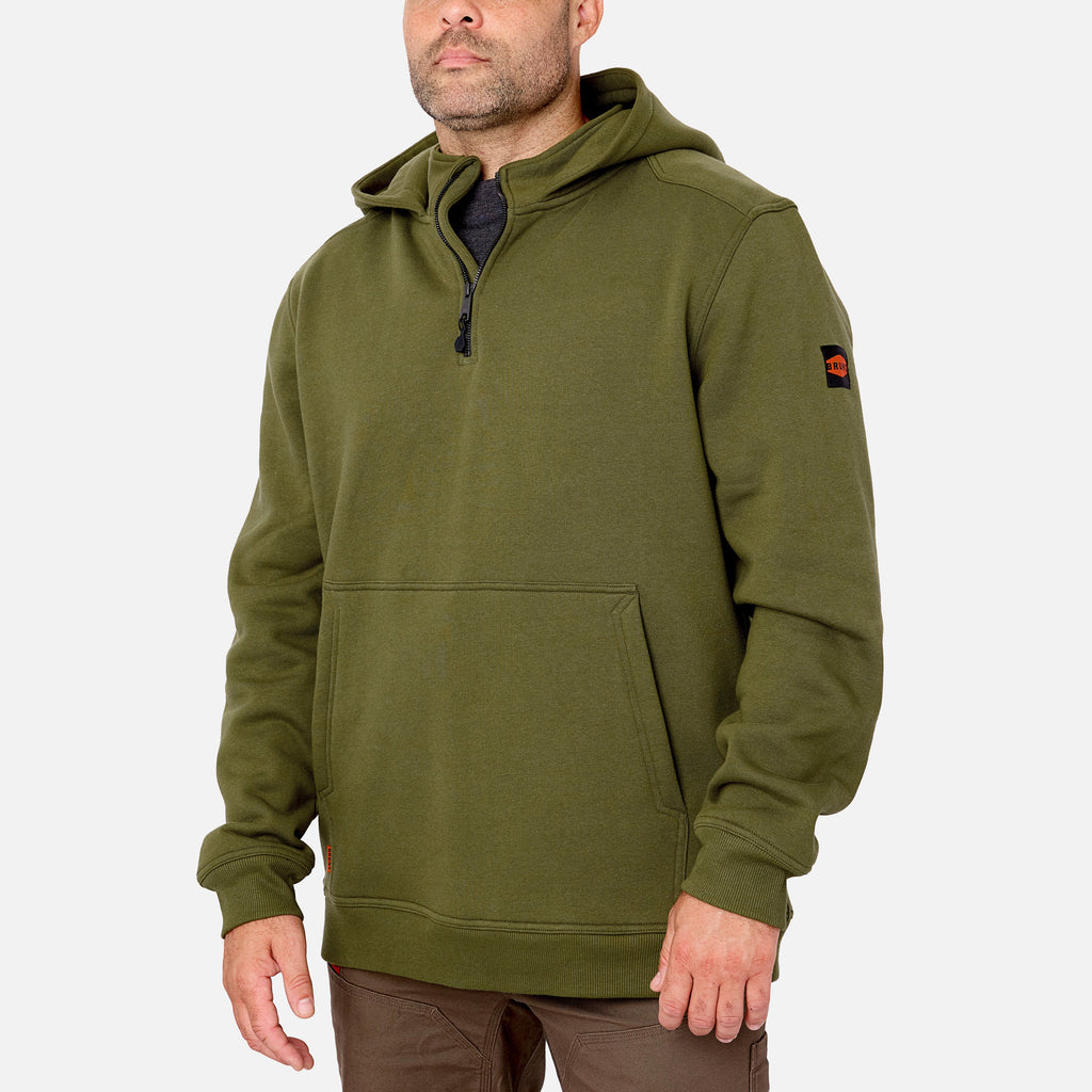 The Shevlin 1\/4 Zip - Hunter Green