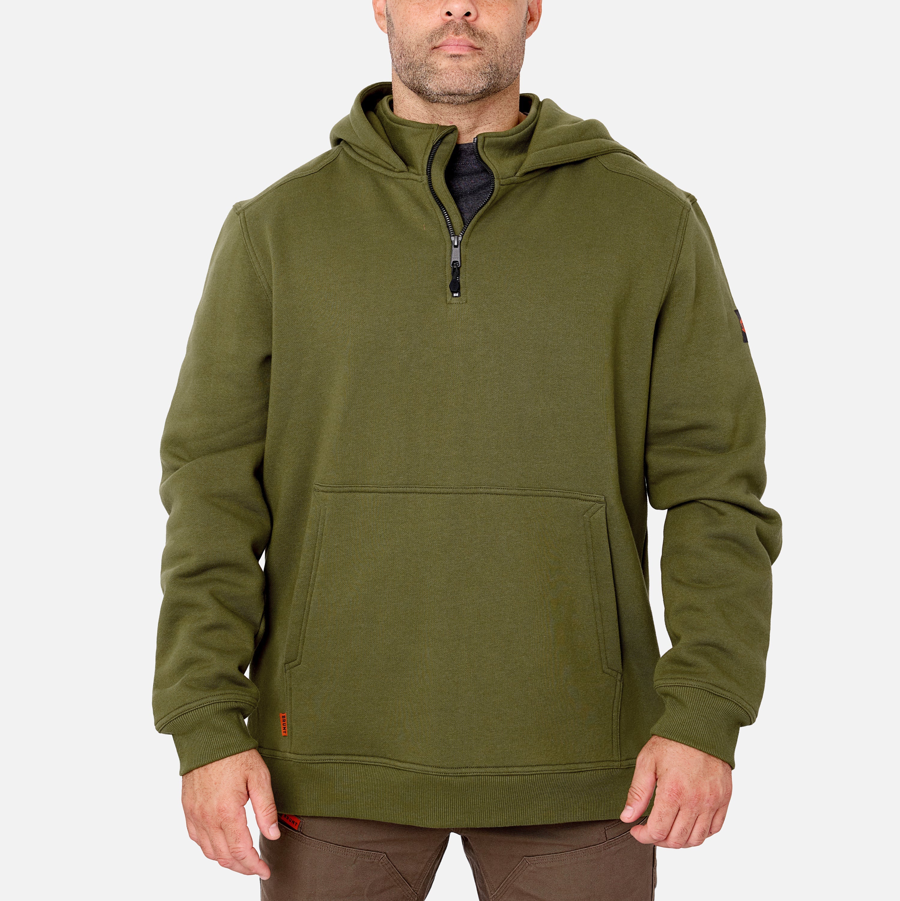 The Shevlin 1\/4 Zip - Hunter Green