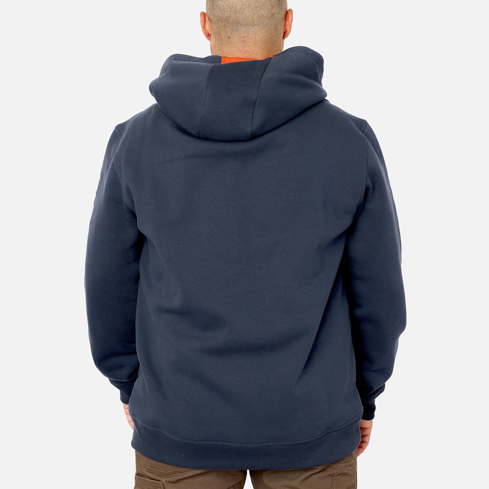 The Shevlin Full-Zip Hoodie - Navy Blue