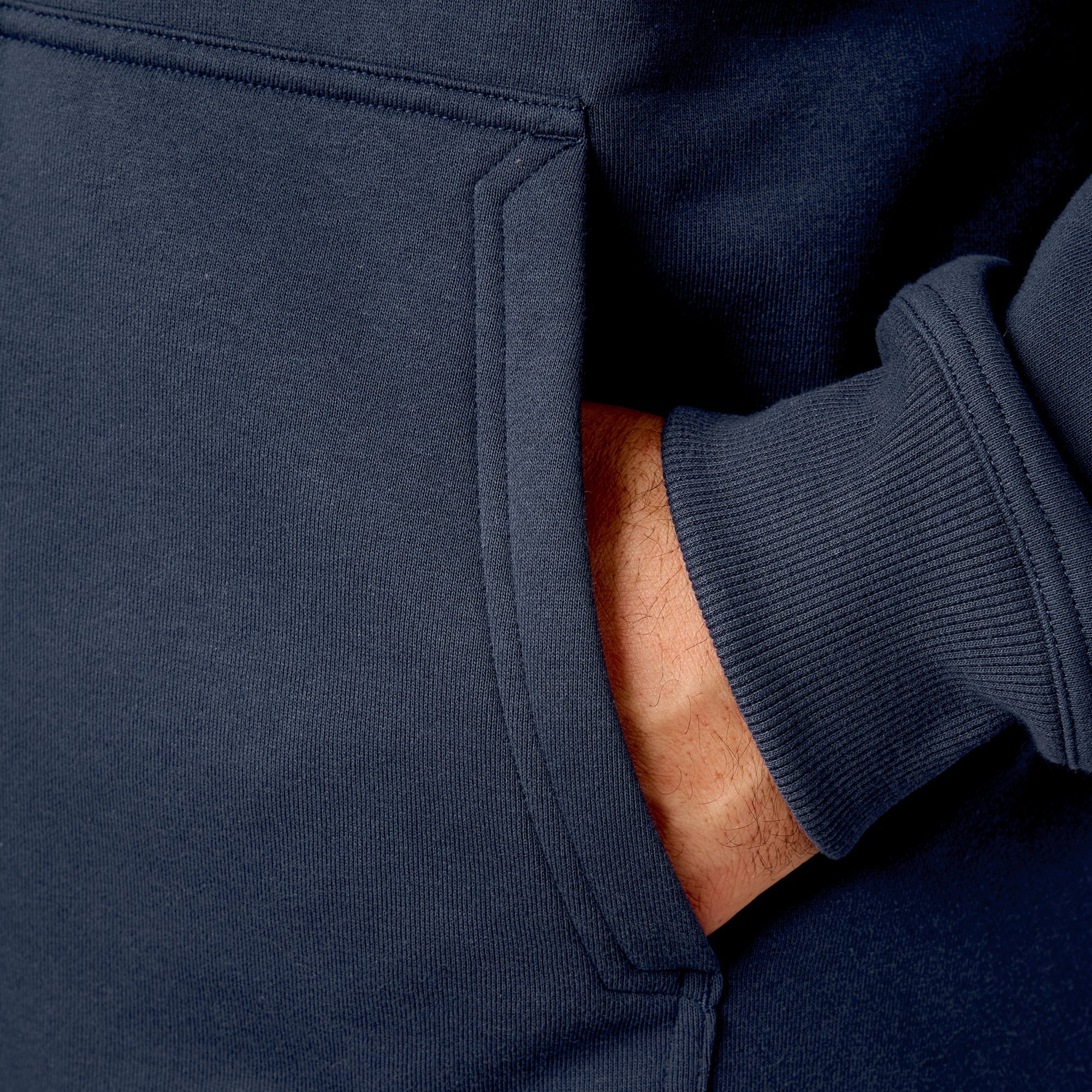 The Shevlin Full-Zip Hoodie - Navy Blue