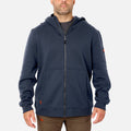 The Shevlin Full-Zip Hoodie - Navy Blue