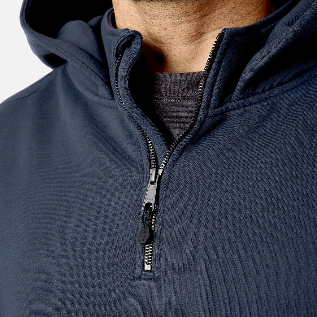 The Shevlin 1\/4 Zip - Navy Blue