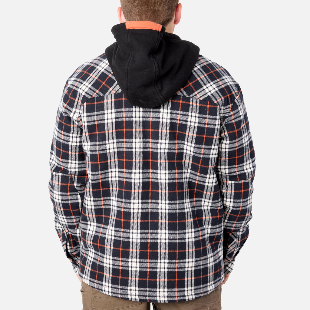 The BRUNT Flannel Jacket - Black White Plaid