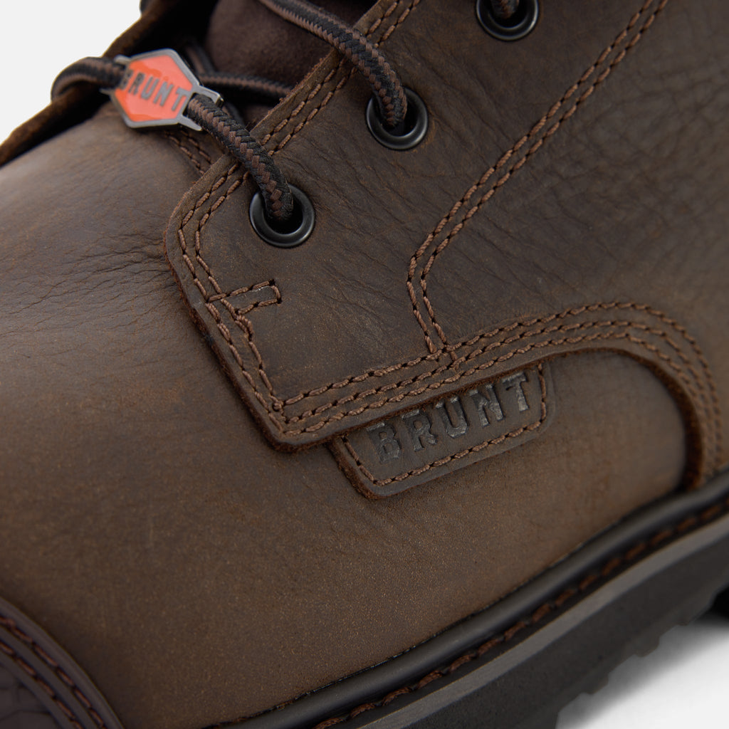 The Sullivan BRUNT Toe Waterproof (Comp Toe) - Dark Brown