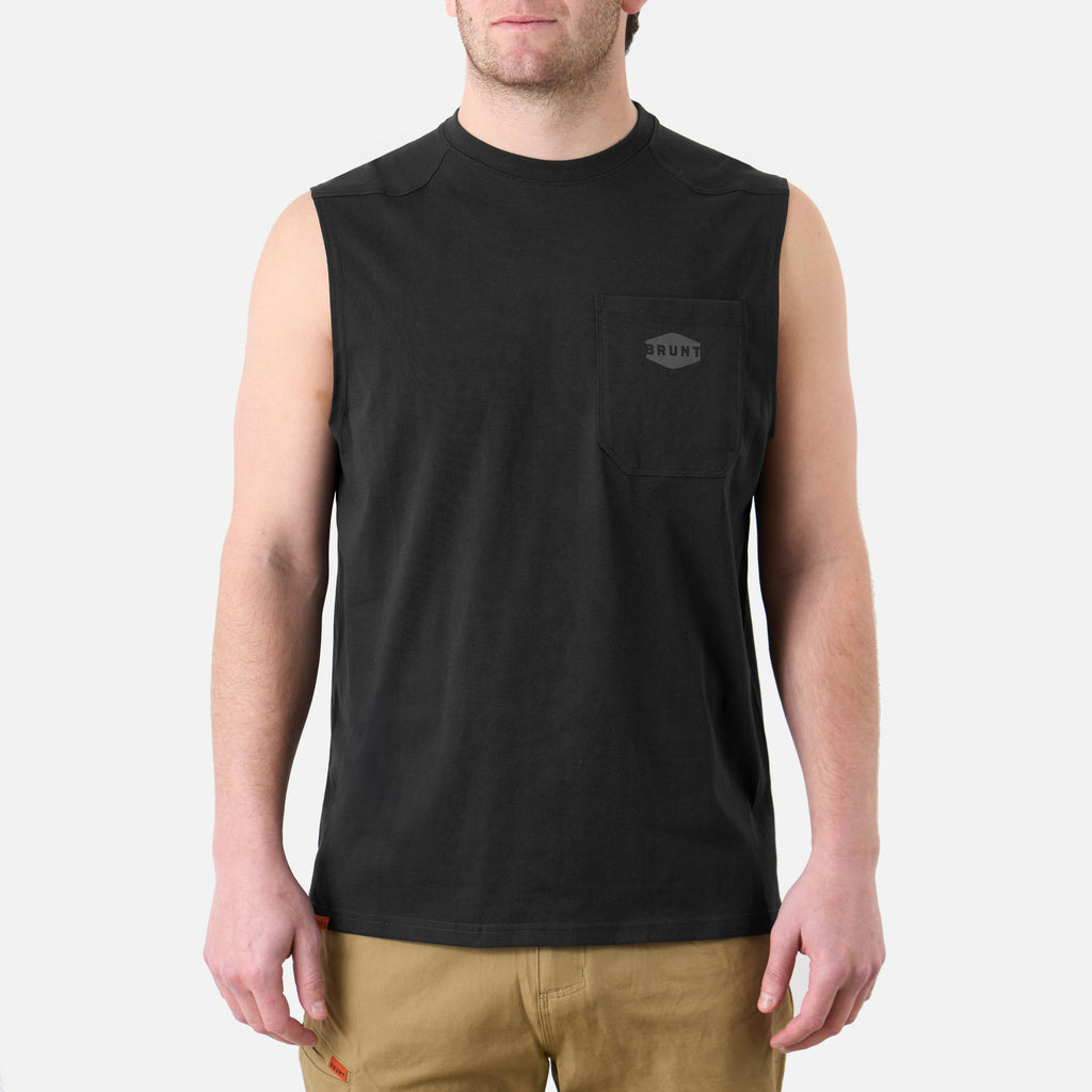 The Martin Sleeveless Pocket Tee Pack - Midnight