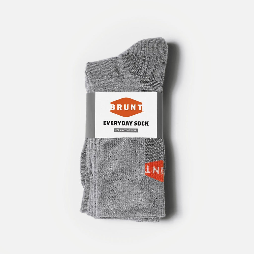 Everyday Socks (3 Pack) - Heather Grey
