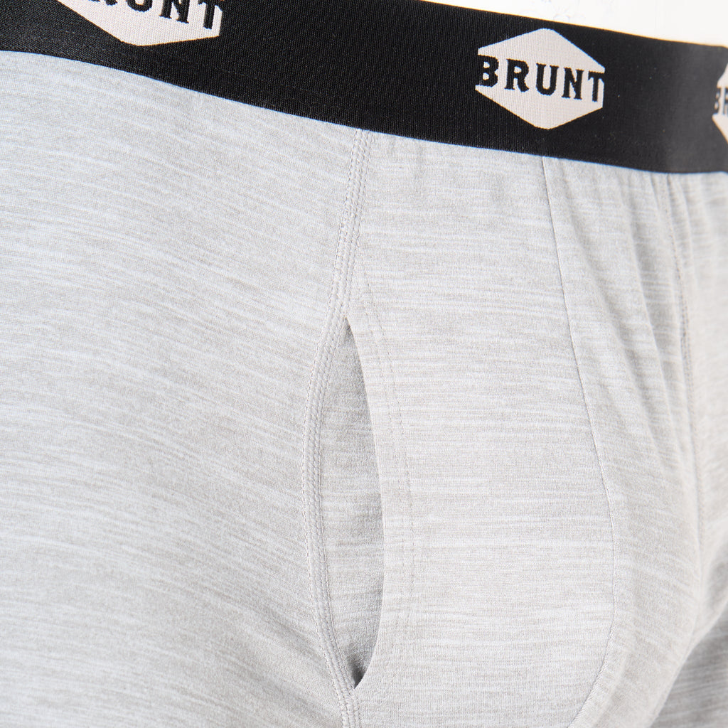 The 6\" Comfort Tech Boxer Brief (2 Pack) - Black and Heathered Grey